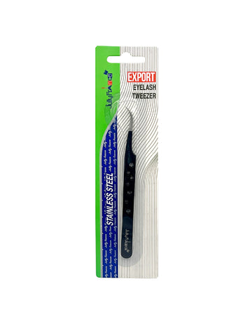 Jully France Eyelash Tweezer 13 cm JF-1495 Black